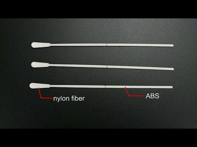 vídeos da empresa sobre Throat swabs product show