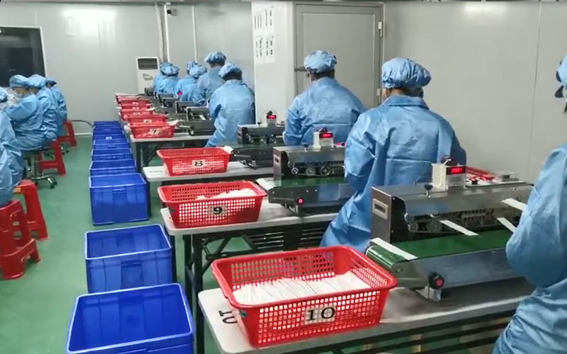 Shenzhen Cleanmo Technology Co., Ltd linha de produção da fábrica