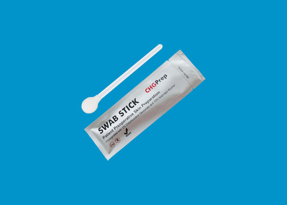 Álcool isopropílico cirúrgico IPA 2% CHG Swabstick do cotonete 70% da espuma descartável CHG