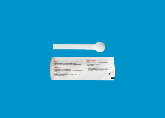 o cotonete de 6ml CHG cola o álcool de 70% e o cotonete preparando da espuma da pele antisséptica de 2% CHG