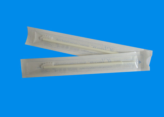 Provando da garganta de nylon da fibra do cotonete o cotonete nasal reunido estéril para a gripe