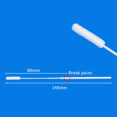Punho principal de nylon reunido estéril CM-FS913 do ABS do cotonete da coleção Nasopharyngeal da amostra