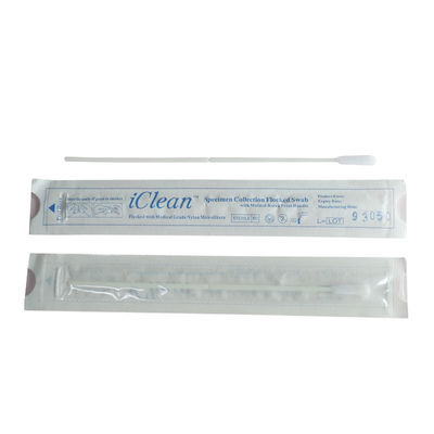 A pilha oral nasal oral Nasopharyngeal recolhe os cotonetes reunidos de nylon do laboratório da gripe da ponta