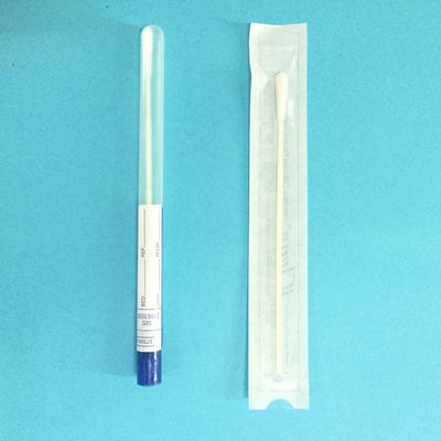 A pilha oral nasal oral Nasopharyngeal recolhe os cotonetes reunidos de nylon do laboratório da gripe da ponta