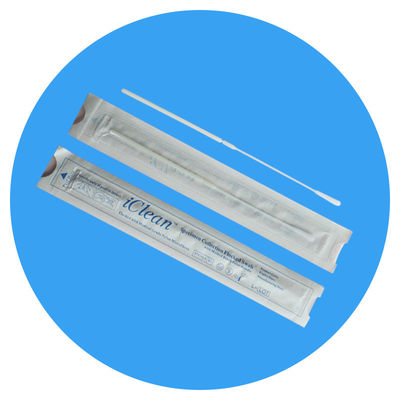 O ADN reuniu o cotonete bacteriano 147mm do transporte da cultura da fibra do nylon do cotonete da coleção de espécime