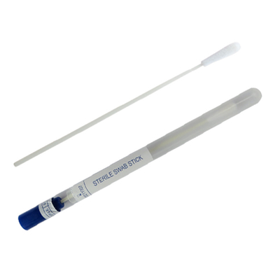 Tubo de amostra descartável do vírus do ADN da vara Nasopharyngeal nasal médica do cotonete do teste