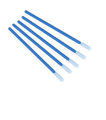 Cotonete industrial da ponta da espuma do CM FS1702 Microfib em volta do punho azul principal